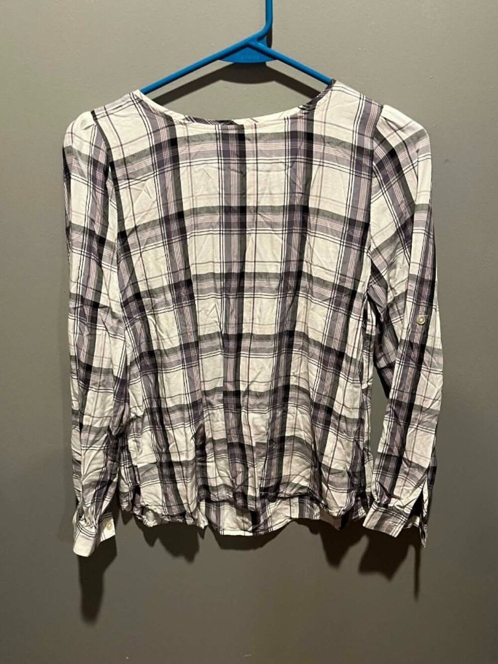 Loft Plaid Blouse SP